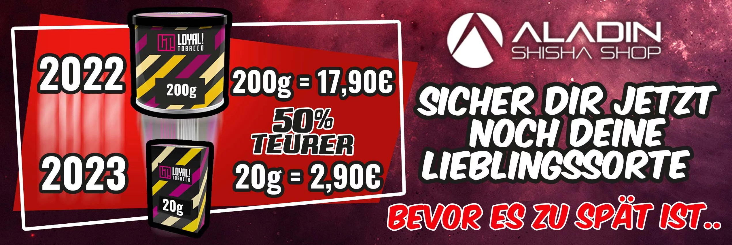 Günstiger Shisha Tabak in der 200g Dose Günstiger Shisha Tabak in der 200g Dose